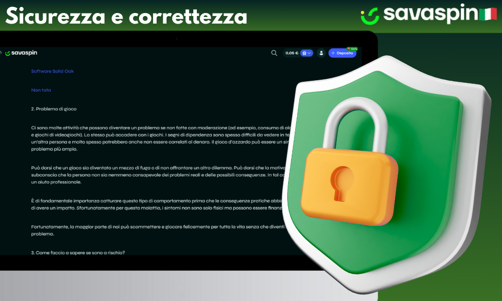 Savaspin garantisce le misure di sicurezza più affidabili