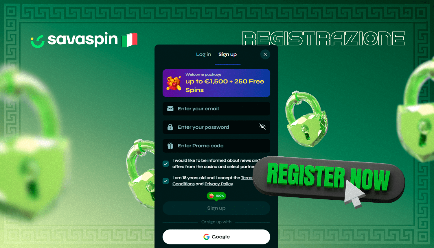 Iscriversi al casinò online Savaspin è facile