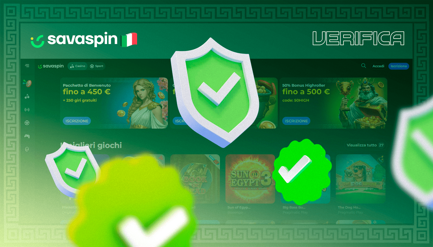 Verifica al casinò online Savaspin