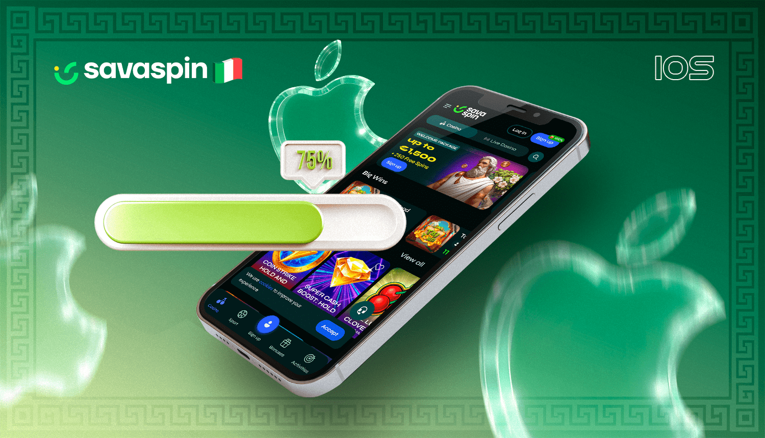 Install the SavaSpin app on your iOS device